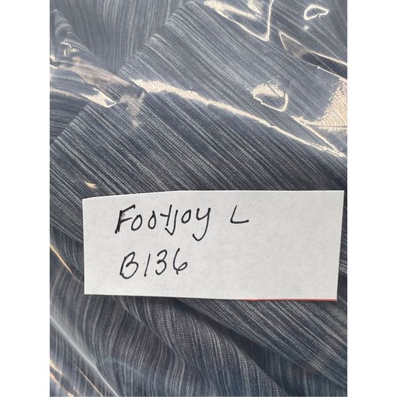 Footjoy Polo Shirt Golf‎ Men Size Large Blue Gray Short Sleeve Furnace Brook - Picture 10 of 10